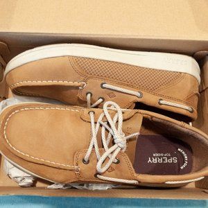 Sperry Boys Leather Loafers Size 7